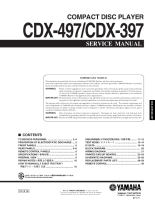 Yamaha CDX-397-CDX-497 - Service Manual 